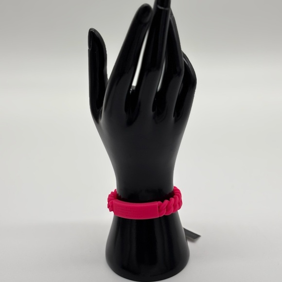 Marc By Marc Jacobs, Hot Pink/Yellow/Green Silicone Bracelet - Picture 2 of 7